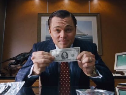 Leonardo DiCaprio, en &#039;El lobo de Wall Street&#039;