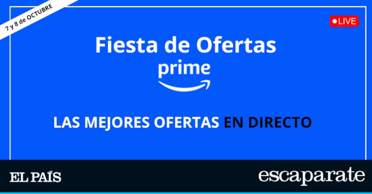 Los mejores descuentos minuto a minuto: sigue en directo la Fiesta de Ofertas Prime 2025