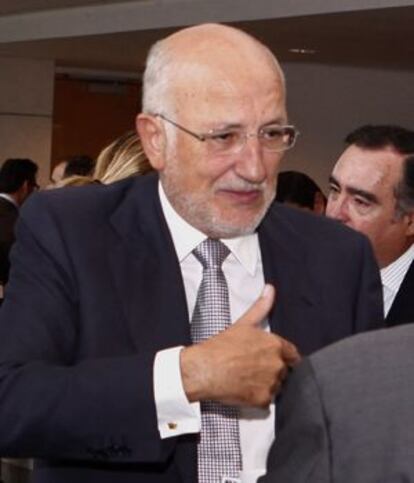 Juan Roig, en un congreso la semana pasada celebrado en Valencia