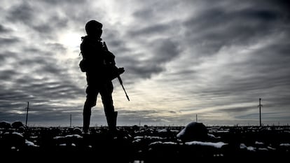 Un militar ruso, en la región de Bélgorod, Ucrania, el pasado 16 de noviembre.