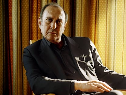 El dramaturgo británico y premio Nobel de Literatura Harold Pinter, retratado en 2003.