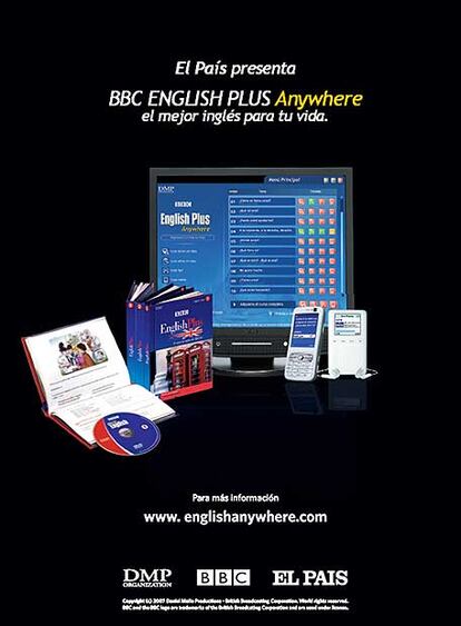 El curso de la BBC English Plus Anywhere que entrega EL PAÍS.