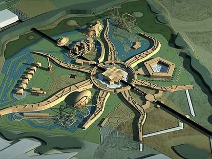 Maqueta del proyecto empresarial de Gran Scala.
