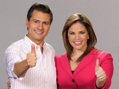 Enrique Pe&ntilde;a Nieto e Ivonne &Aacute;lvarez en marzo de 2012