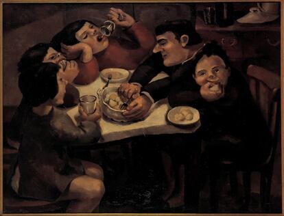'Familia cenando', de 1930