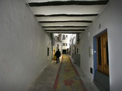 Una calle del barrio del Azoque de Chelva