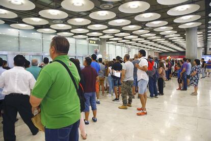 La zona de llegadas del Adolfo Suárez Madrid-Barajas
