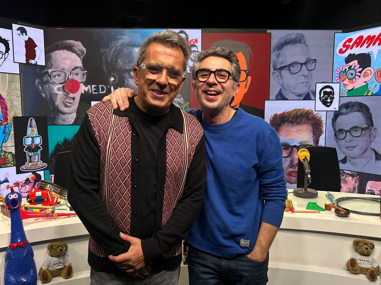 Andreu Buenafuente y Berto Romero, en una imagen facilitada por la Cadena SER.