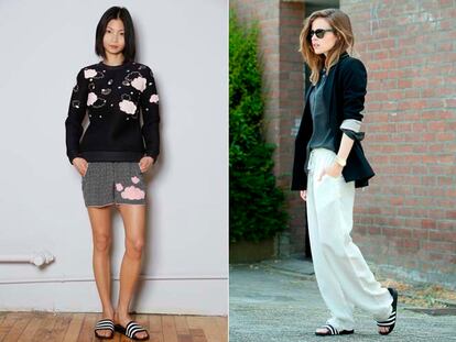 Las chanclas de piscina son los nuevos stilettos