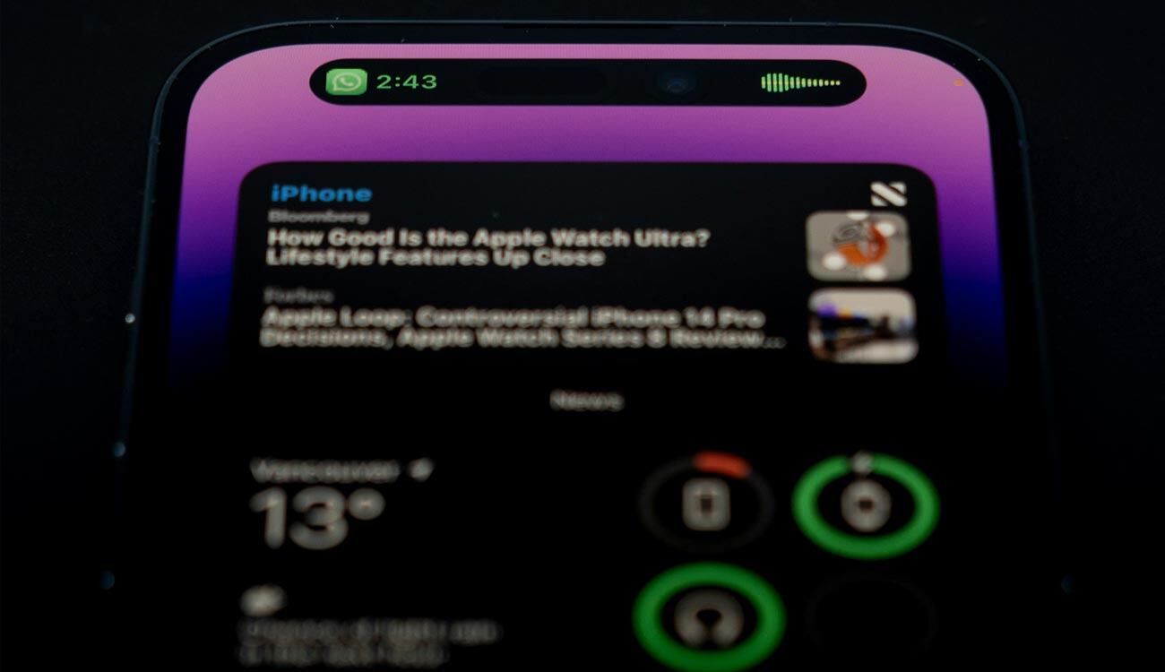 Pantalla de un iPhone de Apple