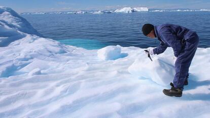 Glaciar de Jakobshavn, en Ilulissat (Groenlandia).