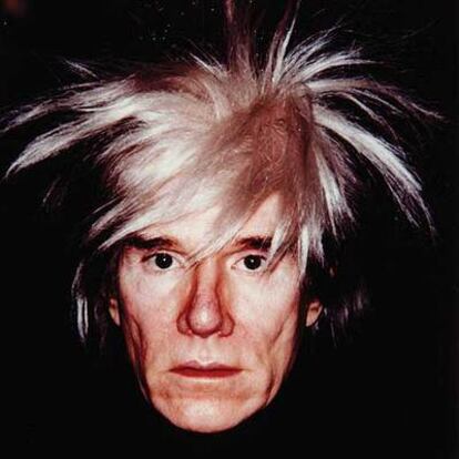 Autorretrato de Andy Warhol.