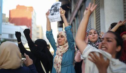 Protestas en julio en Alhucemas (Marruecos).