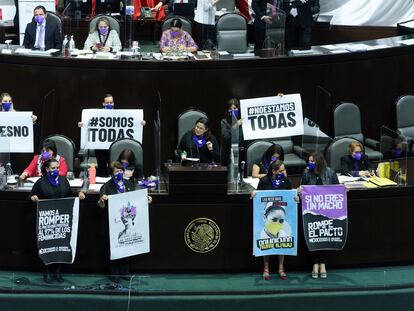 Cámara de Diputados con motivo del Día Internacional de la Mujer