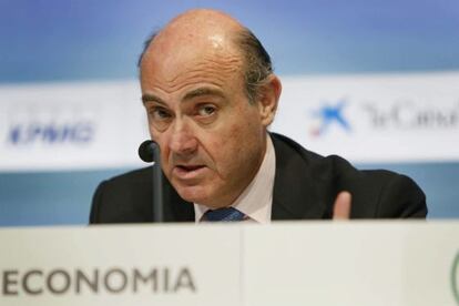 El ministro de Economía y Competitividad, Luis De Guindos.