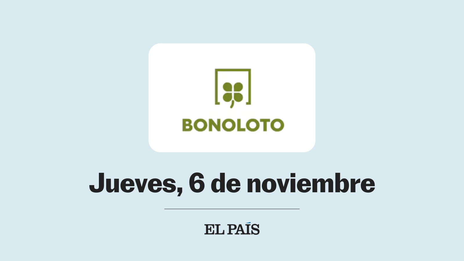 Bonoloto: comprobar sorteo del jueves 6 de noviembre