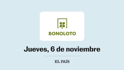 Bonoloto comprobar sorteo del jueves 6 de noviembre de 2025