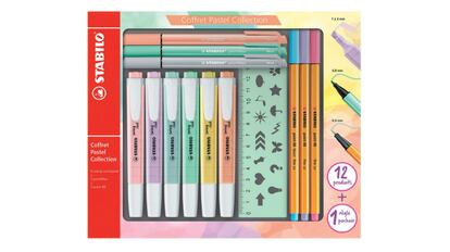 Kit de material de estudio Stabilo Pastel Collection para opositores y opositoras