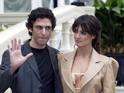 Leonardo Sbaraglia y Paz Vega, en la presentación de la película 'Carmen'.