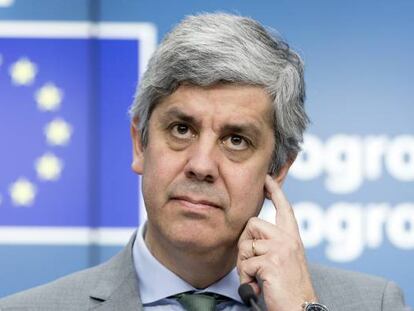 El presidente del Eurogrupo, Mario Centeno.