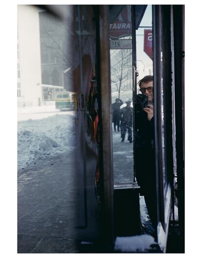 Sin título (autorretrato), 1960. Caja de diapositivas Kodachrome: “Saul SP”.