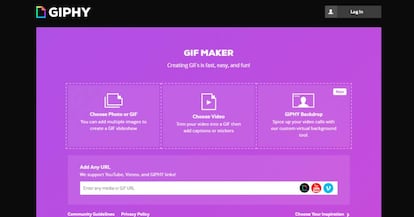 Giphy: Creador de gifs