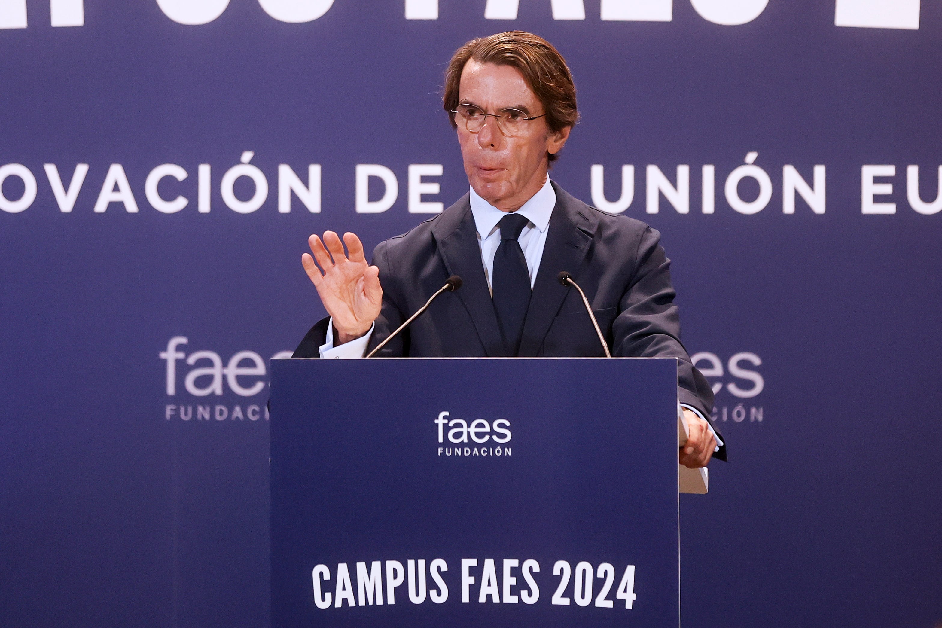 Aznar se lanza contra Sánchez: “Moncloa es ya una delegación madrileña del secesionismo”