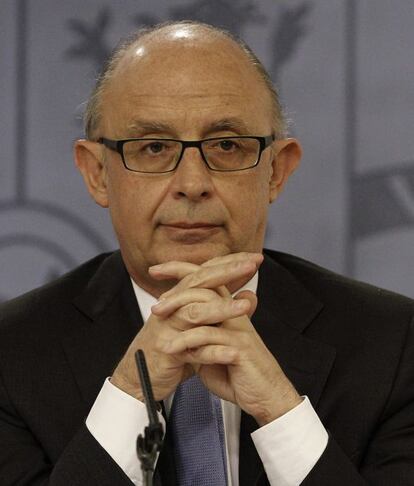 El ministro de Hacienda, Crist&oacute;bal Montoro