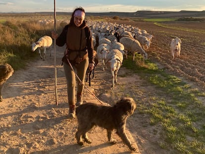 María Pignatelli en Esplús (Aragón), en una imagen cedida por ella.