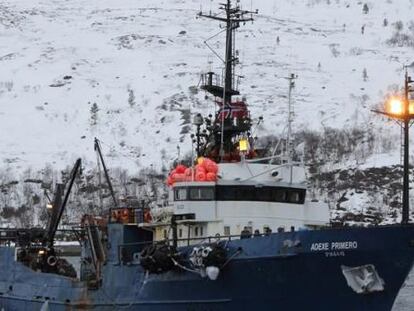 El barco pesquero, &#039;Adexe Primero&#039;