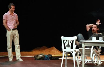 Representación de 'True West' en los Teatros del Canal.