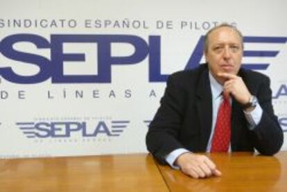 Justo Peral, jefe de la secci&oacute;n sindical del Sepla en Iberia.