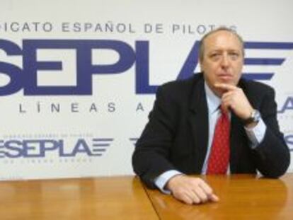 Justo Peral, jefe de la secci&oacute;n sindical del Sepla en Iberia.