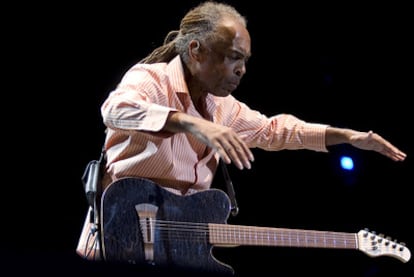 El cantante y compositor brasileño, Gilberto Gil