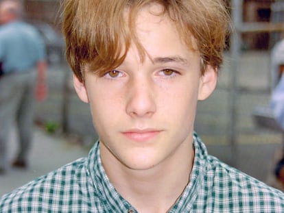 Brad Renfro, en el set de Sleepers en Brooklyn, Nueva York, el 11 de abril de 1995.