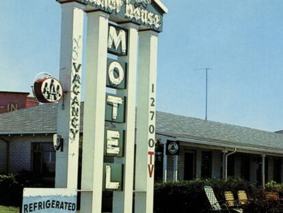 Vista del motel Manor House de Gerald Foos.