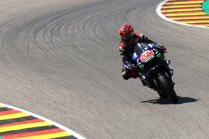 Fabio Quartararo, en el Gran Premio de Alemania.