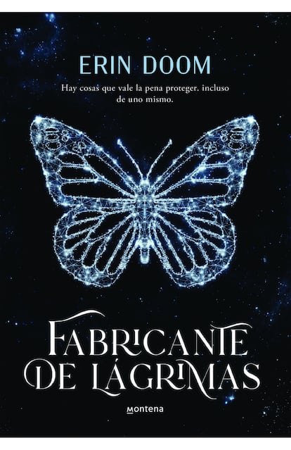 Portada de 'Fabricante de lágrimas', de Erin Doom, editado por Montena.