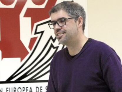 Unai Sordo durante la presentación.