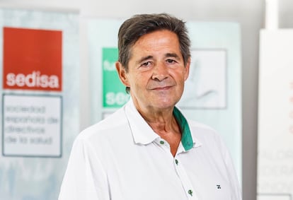 Joaquín Estévez, presidente de la Fundación SEDISA, en la sede de la entidad.