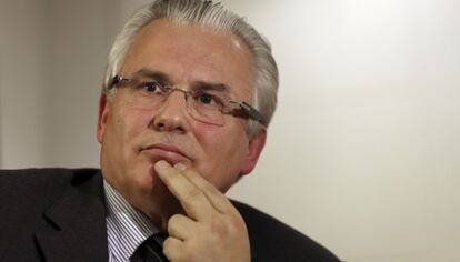El juez, Baltasar Garzón.