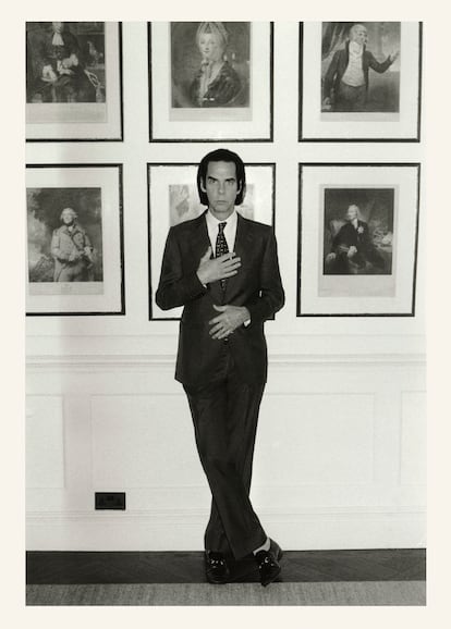 Nick Cave, photographed in London, on July 9, 2024, during an exclusive interview with EL PAÍS.