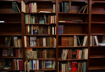 Interior de la librería La Galatea, en Salamanca.