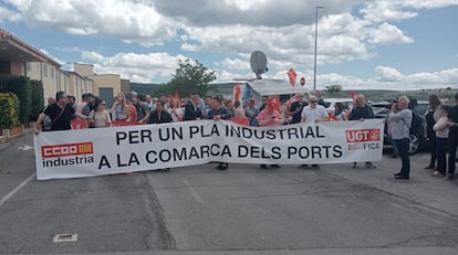 Trabajadores en Vilafranca (Castellón)