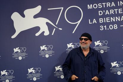 Gianfranco Rosi, el 5 de septiembre, en el festival de Venecia.