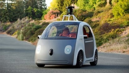 El prototip de cotxe autotripulat Google Car.