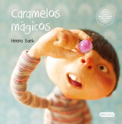 portada libro 'Caramelos mágicos',  Henna Baek. Editorial Kokinos)