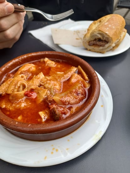 Los callos del Bar Gelida, de Barcelona.