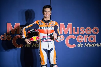 Marc Marquez, en cera fue presentado en la primavera de 2016.