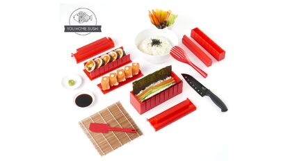 kit para hacer sushi, kit de sushi, set sushi, utensilios para hacer sushi, material para hacer sushi, Kit Sushi Ceramica, ¿Qué tengo que comprar para hacer sushi?, ¿Cuánto me cuesta hacer sushi en casa?